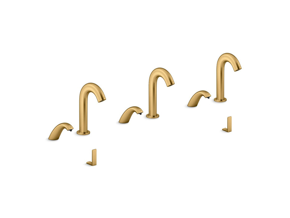 KOHLER K-181031-BB1 Oblo Curve Touchless lavatory faucets and soap dispensers for Constellation lavatory system, 0.5 gpm,...