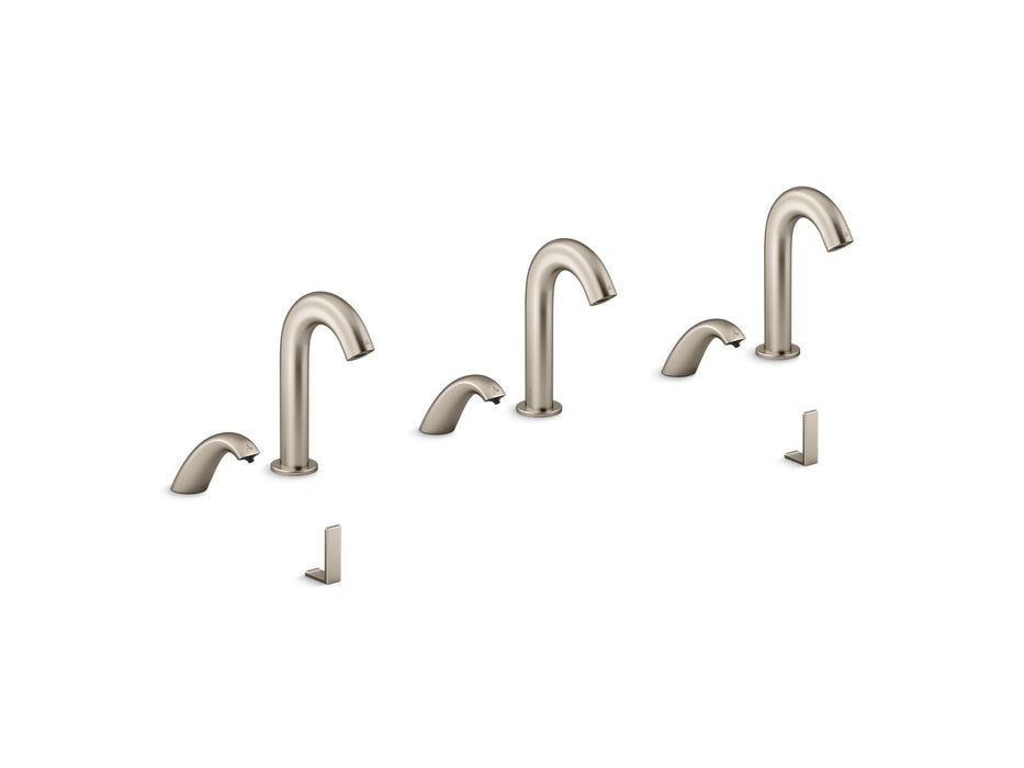 KOHLER K-181031-BB1 Oblo Curve Touchless lavatory faucets and soap dispensers for Constellation lavatory system, 0.5 gpm,...