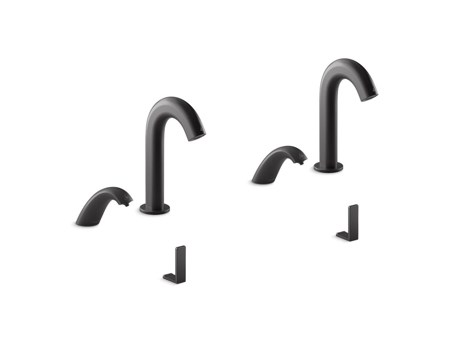 KOHLER K-181032-BB1 Oblo Curve Touchless lavatory faucets and soap dispensers for Constellation lavatory system, 0.5 gpm,...
