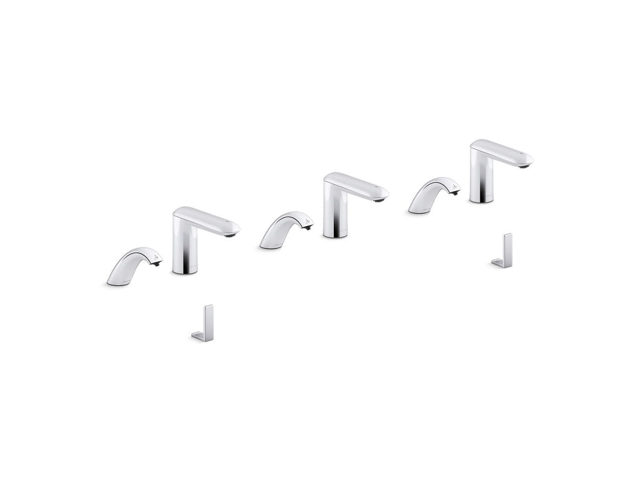 KOHLER K-181033-BK1 Kumin Curve Touchless lavatory faucets and soap dispensers for Constellation lavatory system, 0.5...