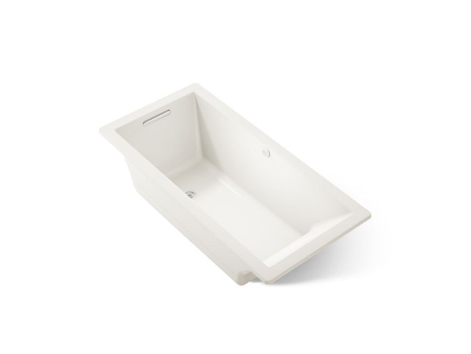 KOHLER K-1822-GH Underscore 66" x 32" drop-in Heated BubbleMassage air bath, biscuit