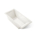 KOHLER K-1822-GHW Underscore 66" x 32" drop-in Heated BubbleMassage air bath with Bask heated surface, biscuit