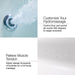 KOHLER K-1822-XHGH Underscore 66" x 32" drop-in Heated BubbleMassage air bath with whirlpool, ice grey - view 2