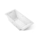 KOHLER K-1822-XHGH Underscore 66" x 32" drop-in Heated BubbleMassage air bath with whirlpool, white