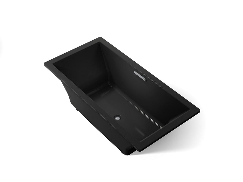 KOHLER K-1834 Underscore 72" x 36" drop-in bath, black black