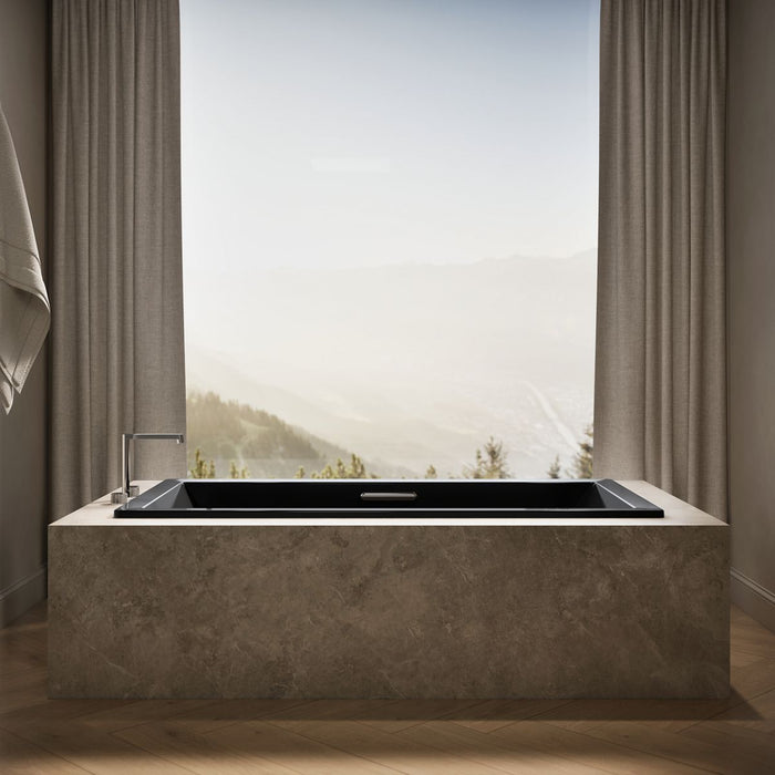 KOHLER K-1834 Underscore 72" x 36" drop-in bath, black black - view 3