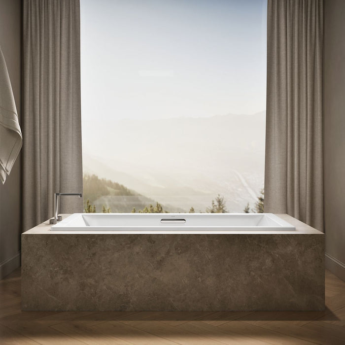 KOHLER K-1834 Underscore 72" x 36" drop-in bath, white - view 3