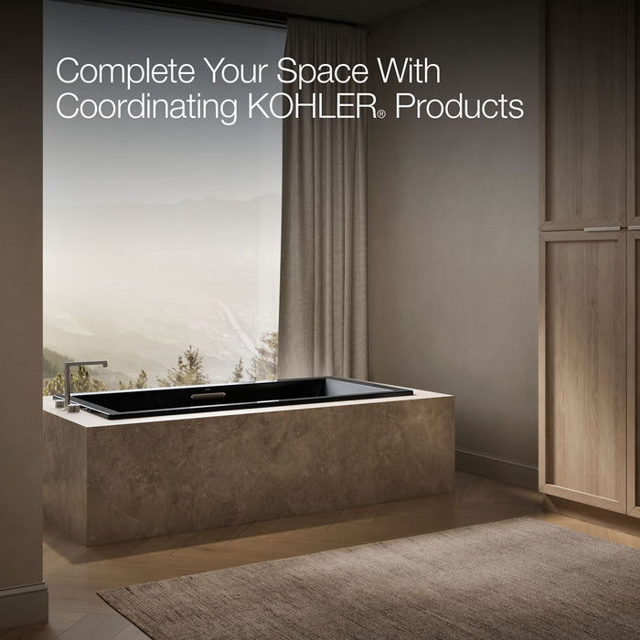 KOHLER K-1834-W1 Underscore 72" x 36" drop-in bath with Bask heated surface