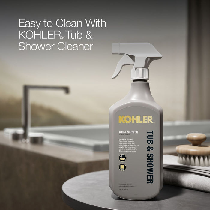 KOHLER K-1834-W1 Underscore 72" x 36" drop-in bath with Bask heated surface