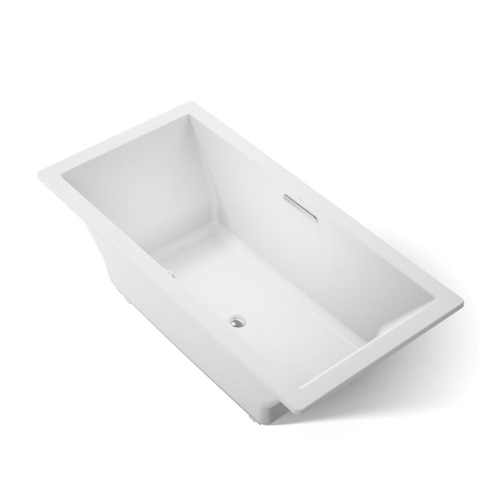 KOHLER K-1834-W1 Underscore 72" x 36" drop-in bath with Bask heated surface