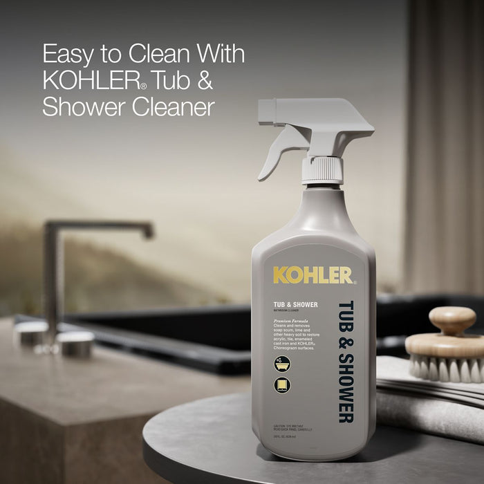KOHLER K-1848 Underscore 60" x 36" drop-in bath, black black - view 5