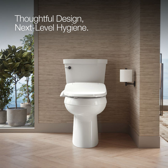 KOHLER K-18751-0 K-18751 PureWash E525 Elongated Bidet Toilet Seat