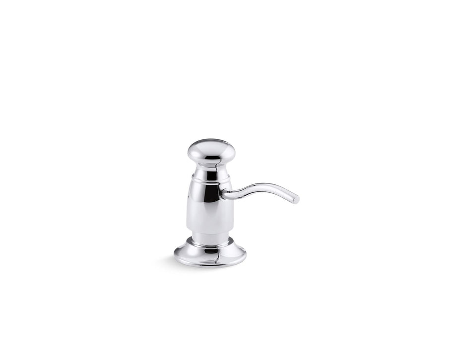 KOHLER K-1894-C Traditional soap/lotion dispenser, polished chrome