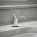 KOHLER K-1895-C Contemporary Design Soap/lotion Dispenser, Polished Chrome - Shows close up detail of product in room