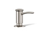 KOHLER K-1895-C Contemporary Design Soap/lotion Dispenser, Vibrant Stainless - 3/4 view of product