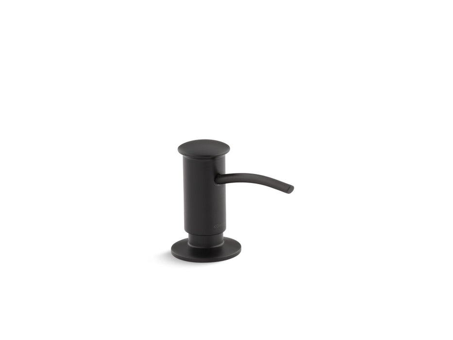KOHLER K-1895 Contemporary design soap/lotion dispenser, black black