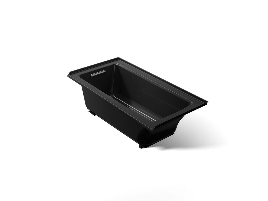 KOHLER K-1946-L Archer 60" x 30" alcove bath, left drain, black black