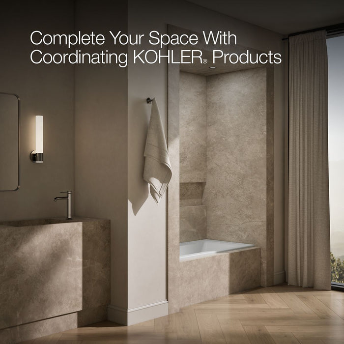 KOHLER K-1946-L Archer 60" x 30" alcove bath, left drain, ice grey - view 4