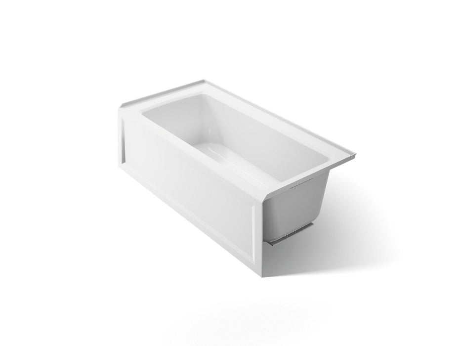 KOHLER K-1946-RA Archer 60" x 30" alcove bath right drain, white