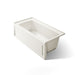 KOHLER K-1946-RAW Archer 60" x 30" alcove bath with Bask heated surface, right drain, biscuit
