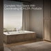 KOHLER K-1946-W1 Archer 60" x 30" drop-in bath with Bask heated surface, biscuit - view 4