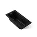 KOHLER K-1946-W1 Archer 60" x 30" drop-in bath with Bask heated surface, black black