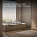 KOHLER K-1946-W1 Archer 60" x 30" drop-in bath with Bask heated surface, ice grey - view 3
