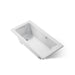 KOHLER K-1946-W1 Archer 60" x 30" drop-in bath with Bask heated surface, ice grey - view 5