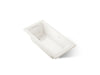 KOHLER K-1947-GH Archer 60" x 30" drop-in Heated BubbleMassage air bath, biscuit