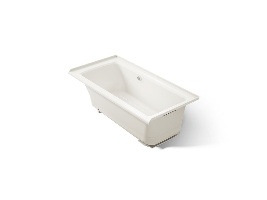 KOHLER K-1947-GHRF Archer 60" x 30" alcove Heated BubbleMassage air bath, right drain, biscuit