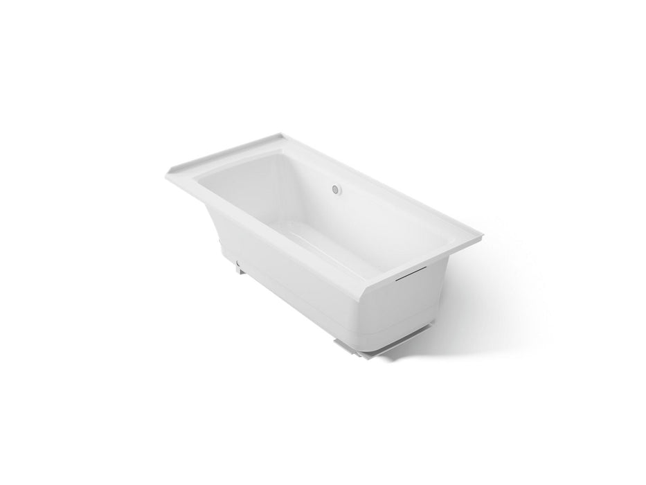 KOHLER K-1947-GHRF Archer 60" x 30" alcove Heated BubbleMassage air bath, right drain, white