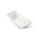 KOHLER K-1947-GHW Archer 60" x 30" drop-in Heated BubbleMassage air bath with Bask heated surface, biscuit