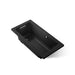 KOHLER K-1947-GHW Archer 60" x 30" drop-in Heated BubbleMassage air bath with Bask heated surface, black black