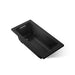 KOHLER K-1947-H Archer 60" x 30" drop-in whirlpool bath with heat and ComForte Depth design, black black