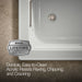 KOHLER K-1947-H Archer 60" x 30" drop-in whirlpool bath with heat and ComForte Depth design, ice grey - view 5