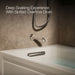 KOHLER K-1947-LAW Archer 60" x 30" alcove whirlpool bath with Bask heated surface, left drain, biscuit - view 4