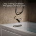 KOHLER K-1947-LAW Archer 60" x 30" alcove whirlpool bath with Bask heated surface, left drain, ice grey - view 4