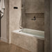 KOHLER K-1947-LH Archer 60" x 30" alcove heated whirlpool bath, left drain, biscuit - view 3