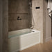KOHLER K-1947-RA Archer 60" x 30" alcove whirlpool bath, right drain, biscuit - view 3