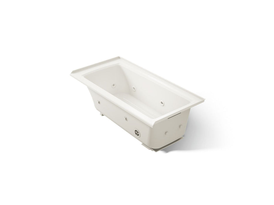 KOHLER K-1947-RH Archer 60" x 30" alcove heated whirlpool bath, right drain