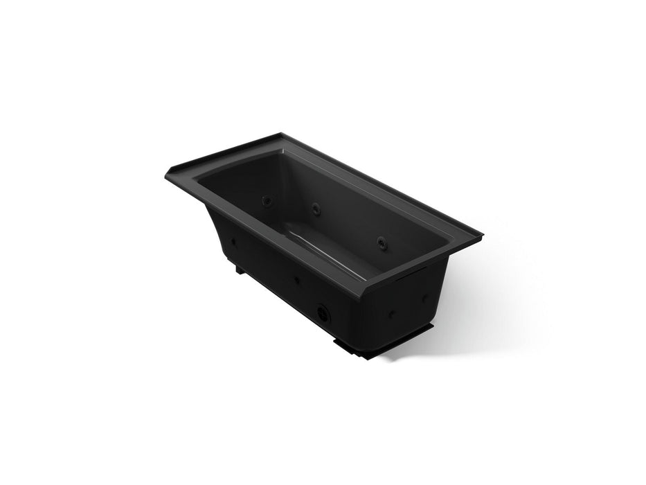 KOHLER K-1947-RH Archer 60" x 30" alcove heated whirlpool bath, right drain
