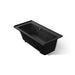KOHLER K-1947-RW Archer 60" x 30" alcove whirlpool bath with Bask heated surface, right drain, black black