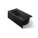 KOHLER K-1947-XGHRA Archer 60" x 30" alcove Heated BubbleMassage air bath and whirlpool, right drain, black black