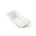 KOHLER K-1947-XHGH Archer 60" x 30" drop-in Heated BubbleMassage air bath with whirlpool, biscuit