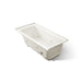 KOHLER K-1947-XHGHR Archer 60" x 30" alcove Heated BubbleMassage air bath and whirlpool, right drain, biscuit