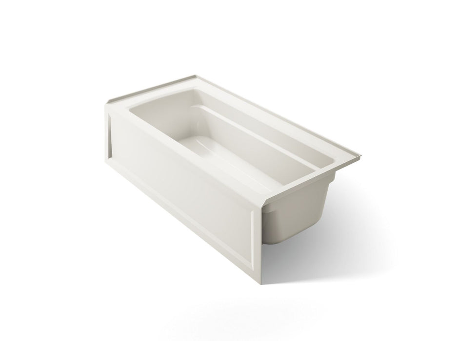 KOHLER K-1948-RA Archer 66" x 32" alcove bath, right drain, biscuit