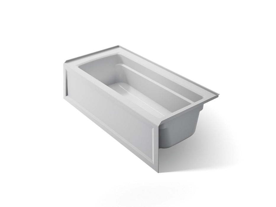 KOHLER K-1948-RA Archer 66" x 32" alcove bath, right drain, ice grey