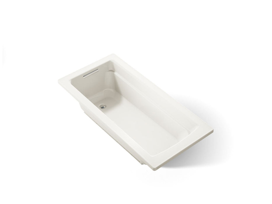 KOHLER K-1948-W1 Archer 66" x 32" drop-in bath with Bask heated surface, biscuit
