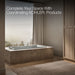 KOHLER K-1948-W1 Archer 66" x 32" drop-in bath with Bask heated surface, ice grey - view 5