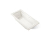 KOHLER K-1949-GH Archer 66" x 32" drop-in Heated BubbleMassage air bath, biscuit